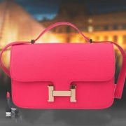 Mini型空姐包真皮女包2023夏季新款半肩女包H形别扣空姐包斜挎包