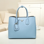 2023新款P家欧美时尚大牌手提真皮女包 十字纹牛皮包 2756女包