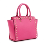 2023新品 品牌女包真皮女包铆钉包时尚手提单肩斜挎包